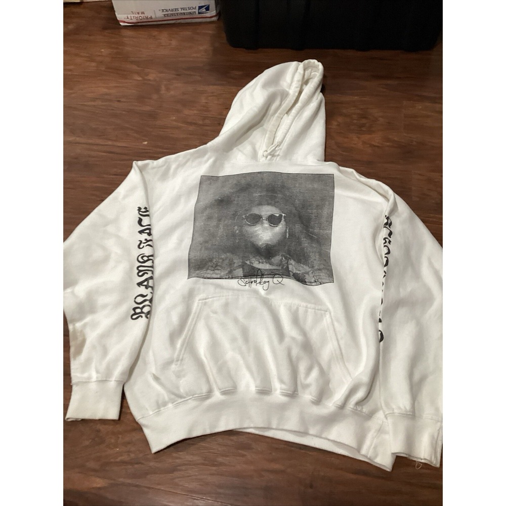 Men's Large- School Boy Q Shirt Blank Face Top Dawg Entertainment TDE